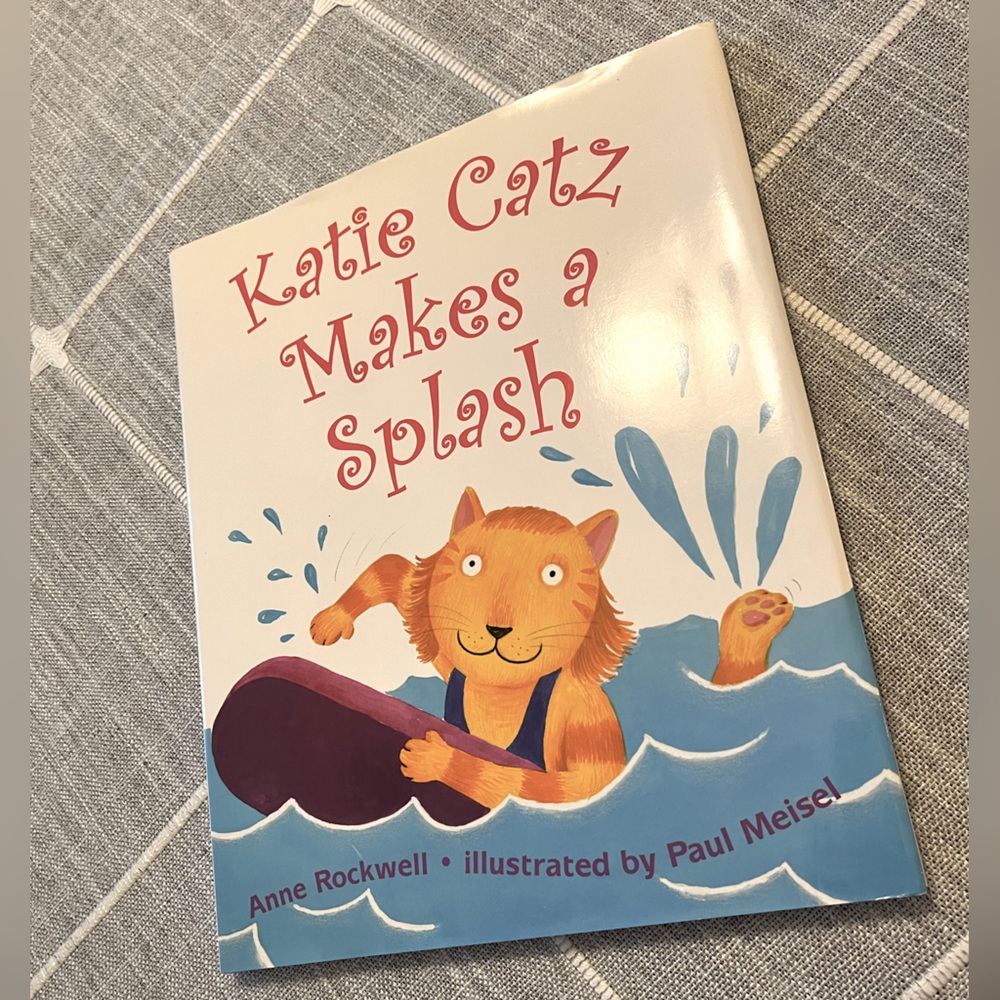 “Katie Catz Makes A Splash” Hardcover Children’s Book-New Condition, Never Read